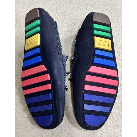 Paul Smith Men's Springfield Navy Soft Suede Leather Loafer Size 9 Slip On New - Picture 11 of 11